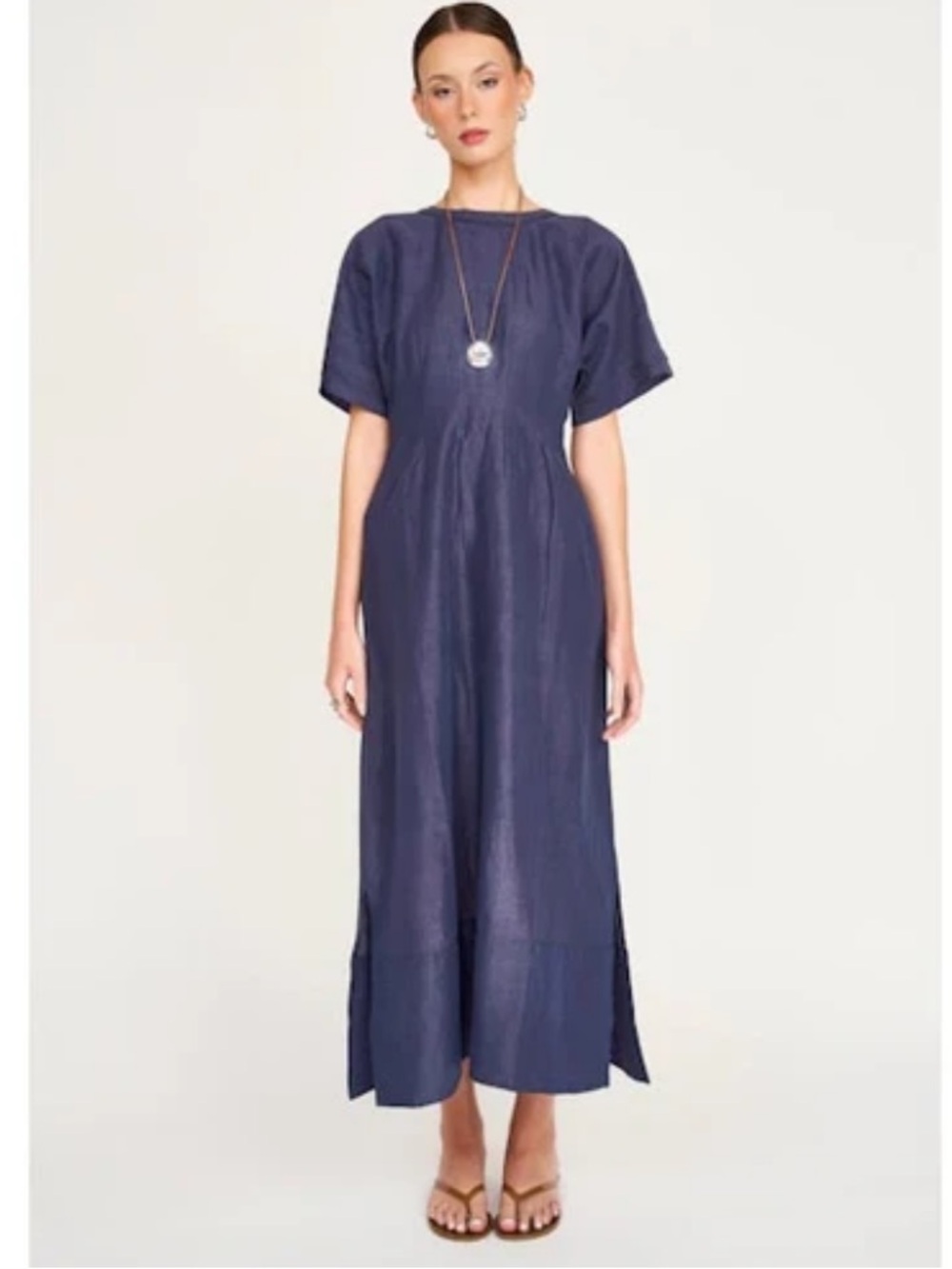 Mirth Wailea Dress in Blueberry Size Small